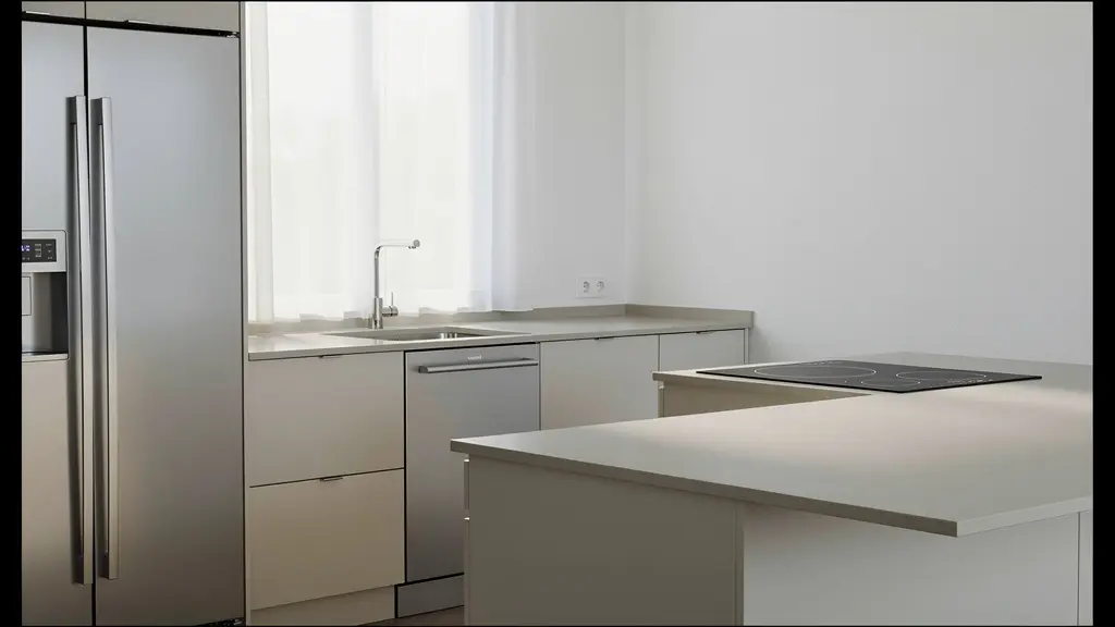 Comparación de electrodomésticos de alta eficiencia energética en una cocina moderna